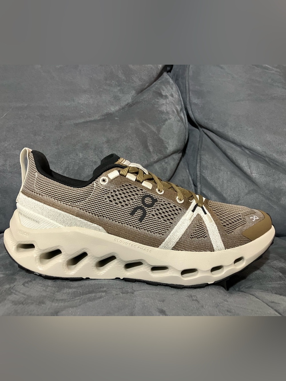 On Running Cloudnova Women’s Brown and Cream Sneakers